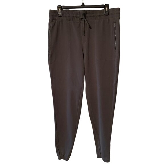 90s Degrees By Reflex Olive Green Joggers Elastic Waist  Zip Pockets  L Gorpcore - Picture 3 of 9